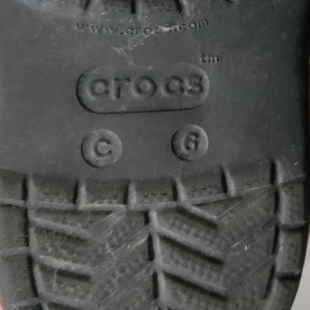 Crocs Kids Star Wars Tie Fighter Clogs Black Red Toddler Size 6 C6 Slip On Shoes